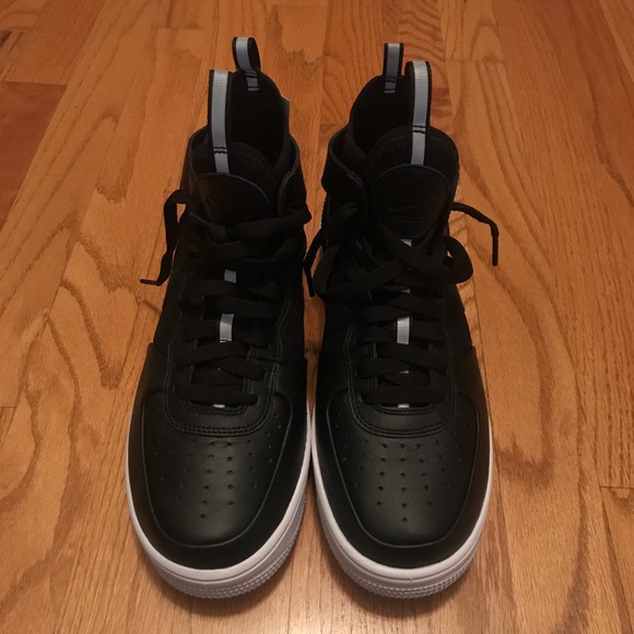 Nike Air Force 1 Ultraforce Mid Sneaker Black - Picture 5 of 8